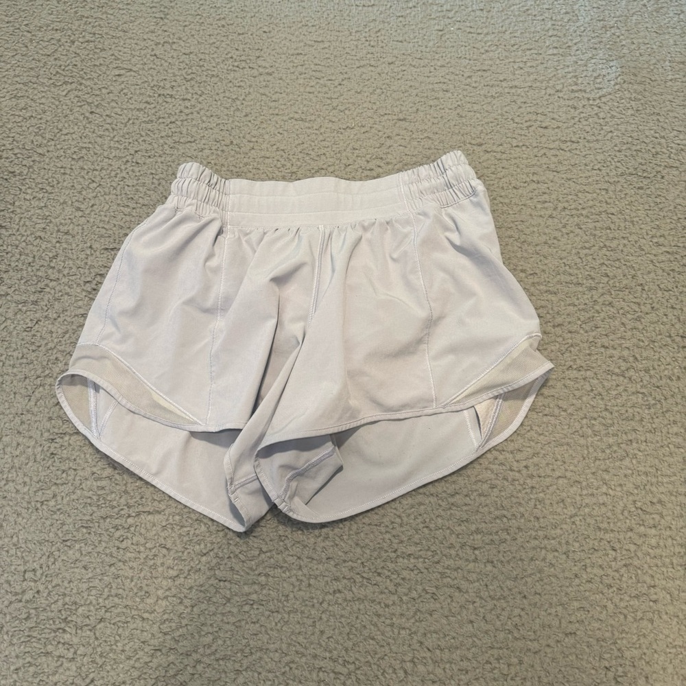 Lululemon Hotty Hot Short II *Long 4" Serene Blue LR Size 6